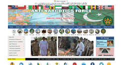 Desktop Screenshot of anf.gov.pk